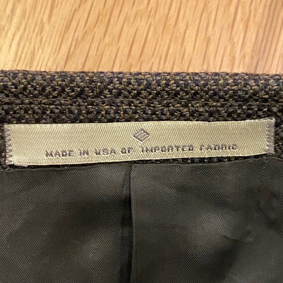 Joseph Abboud Mens Brown Textured Weave Blazer / Size See Measurements - Picture 10 of 11